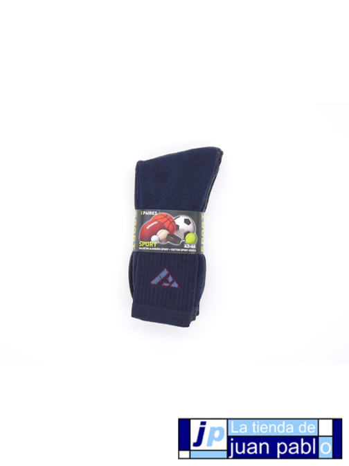 POLCAR Calcetín Deportivo Talla Única Pack 3 unidades