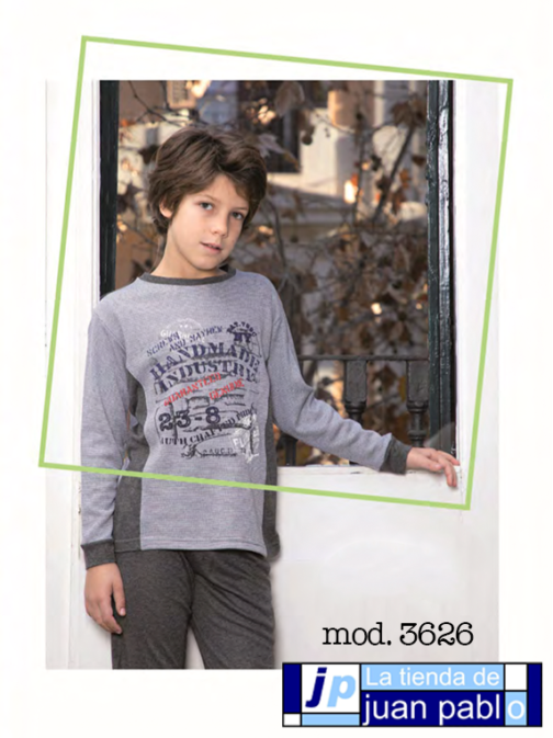 MUSLHER  Pijama Infantil Niño Interlock - Imagen 2