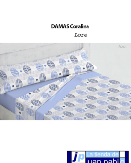 DAMAS Juego de Sábanas de Coralina