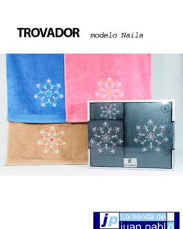 TROVADOR Juego Toallas