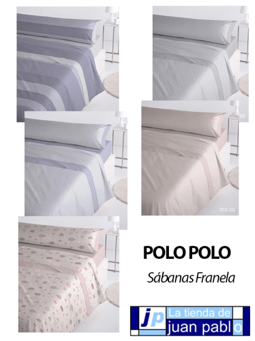 POLO POLO Juego de Sábanas de Franela