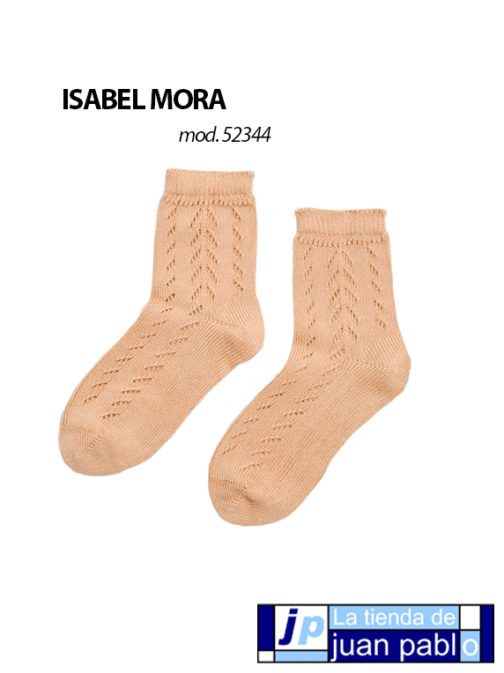 ISABEL MORA 52344 Calcetín Infantil Calado