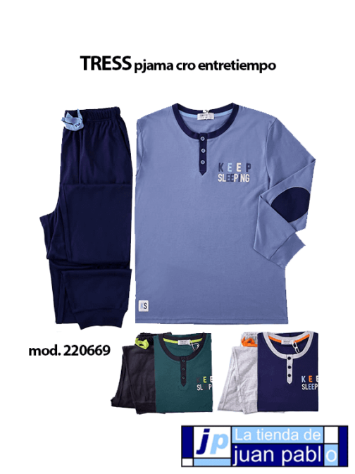 TRESS Pijama Hombre de Entretiempo - Imagen 2